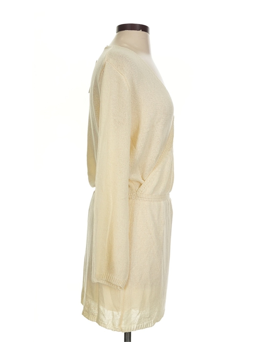12th Tribe Alma Cream Knit Mini Dress - Size S - Picture 9 of 12